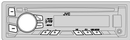 JVC KD-R461 - Démarrez la lecture - 3
