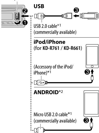 JVC KD-R462 - Start playback - 2