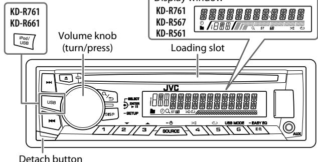 JVC KD-R462 - Handling discs: - 2