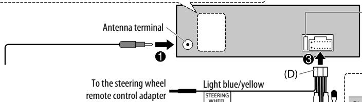JVC KD-R462 - Wiring connection - 7