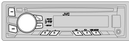 JVC KD-R462 - Démarrer la lecture - 1