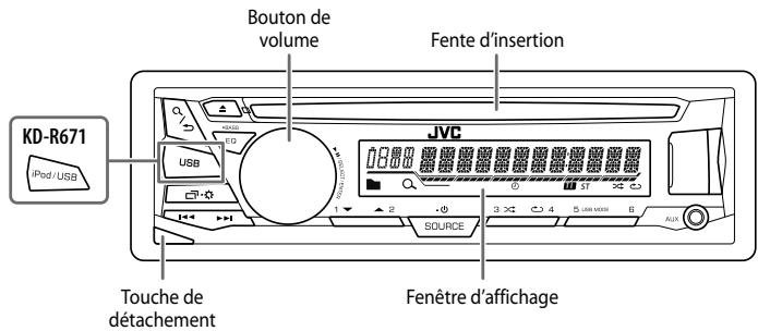JVC KD-R472 - Façade - 1