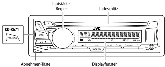 JVC KD-R472 - Frontblende - 1