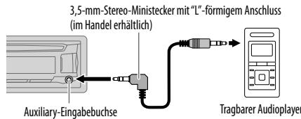 JVC KD-R472 - Verwendung eines tragbaren Audiolayers - 1