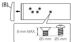 JVC KD-R771BT - When installing without the mounting sleeve - 1