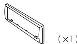 JVC KD-X130 - Part list for installation - 2
