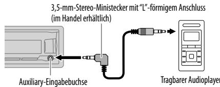 JVC KD-X130 - Verwendung eines tragbaren Audiolayers - 1
