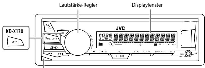 JVC KD-X130 - Frontblende - 1