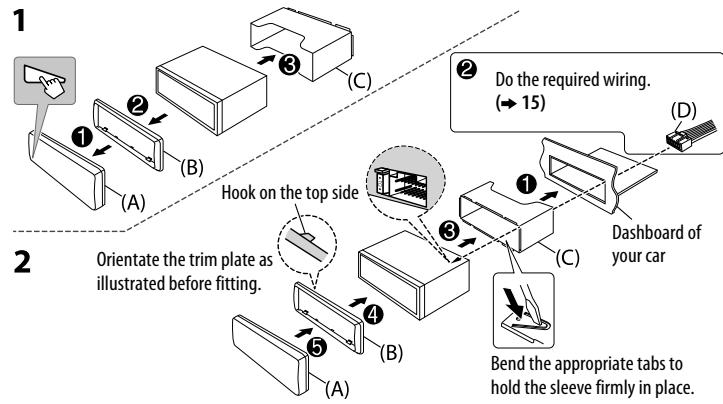 JVC KD-X130 - Basic procedure - 1