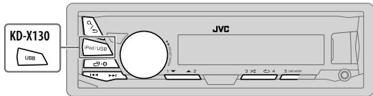 JVC KD-X130 - Start playback - 2