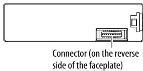 JVC KD-X130 - Cleaning the connector - 1