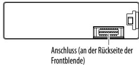 JVC KD-X130 - Reinigung des Steckverbinders - 1