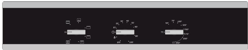 Three digital display screens showing temperature and voltage readings with measurement scales and icons