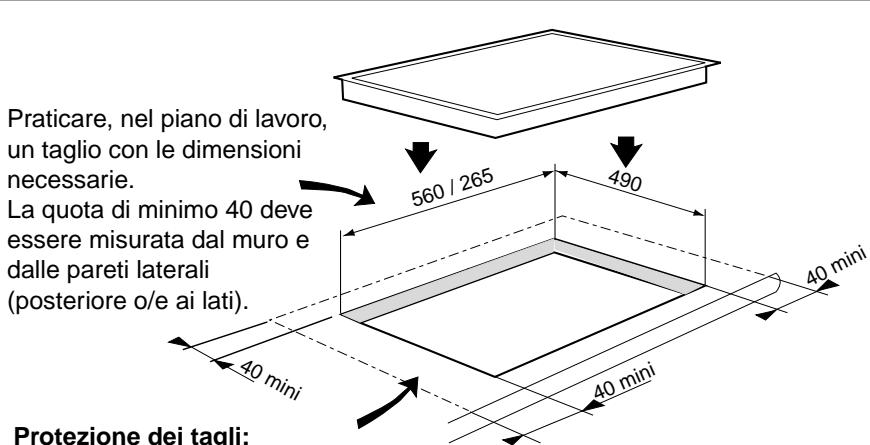 BRANDT BPI456X - Incasso del piano di cottura nel piano di lavoro - 1