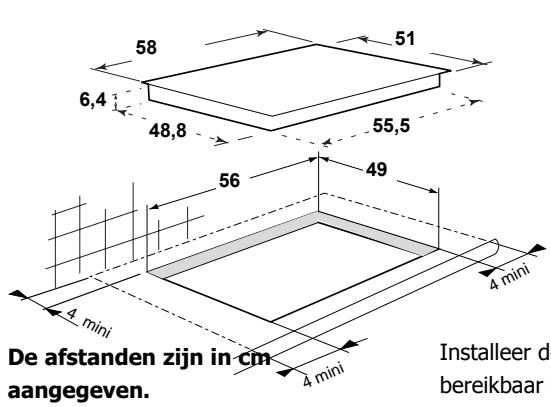 BRANDT TI315BS1 - Veilige installatie van uw kookplaat - 1