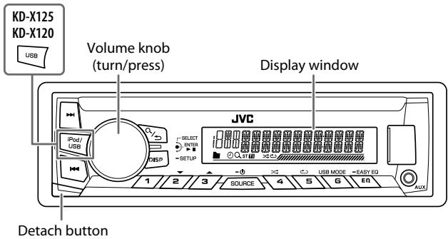 JVC KD-X220 - Faceplate - 1