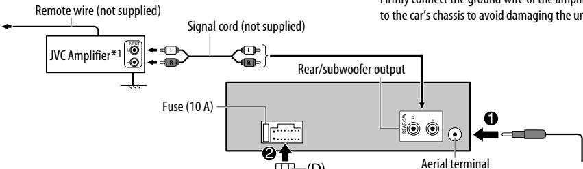 JVC KD-X220 - Wiring connection - 1