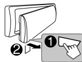 JVC KD-X320BT - Façade - 3