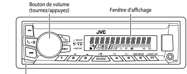 JVC KD-X320BT - Façade - 1