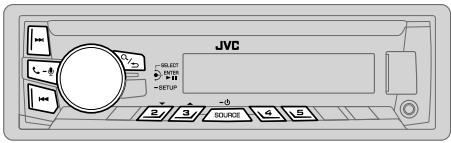 JVC KD-X320BT - The connectivity result flashes on the display. - 1