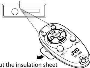 JVC KD-X330BT - Remote control (RM-RK52) - 1