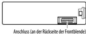 JVC KD-X330BT - Reinigung des Steckverbinders - 1