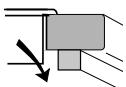 BRANDT TI382BT1 - Au dessus d'un meuble avec porte ou tiroir - 2