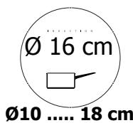 BRANDT TI382BT1 - Kies de ideale kookzone voor uw kookpan (volgens model) - 3