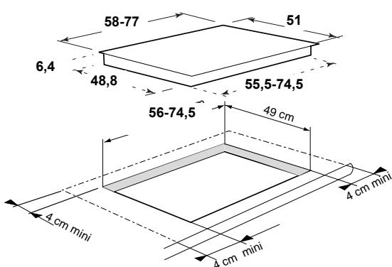 BRANDT TI382XT1 - Installez votre table en toute sécurité - 1