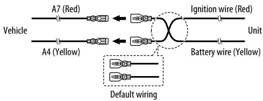 JVC KW-R920BT - Connecting the ISO connectors on some VW/Audi or Opel (Vauxhall) automobiles - 1