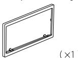 JVC KW-R920BT - Liste des pièces pour l'installation - 1