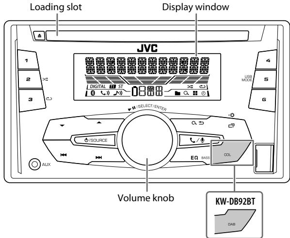 JVC KW-R920BT - Faceplate - 1