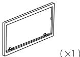 JVC KW-R920BT - Teileliste für den Einbau - 1