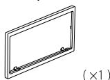 JVC KW-R920BT - Part list for installation - 1