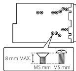 JVC KW-R920BT - Beim Einbau des Geräts ohne Einbauhalterung - 1
