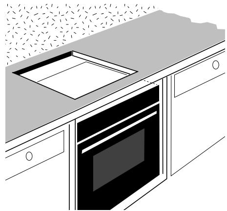 BRANDT TV321BT1 - Au dessus d'un meuble avec porte - 2