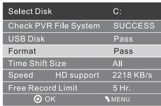 JVC LT-24HD7WU - Check &amp; Format Media - 2