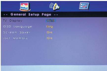 JVC LT-24HD7WU - Page générale des réglages - 2