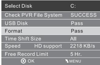 JVC LT-24HD7WU - Contrôler et formater les supports USB - 2