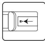 JVC LT-24HD7WU - Instalación de las pilas del mando a distancia - 3