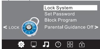 JVC LT-24HD7WU - 6.MENU VERROU - 1