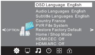 JVC LT-24HD7WU - 5.MENU OPTIONS - 1