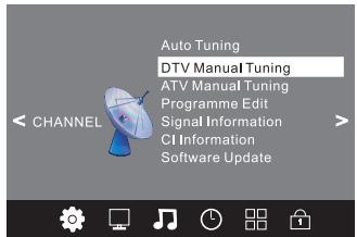 JVC LT-24HD7WU - DTV Manual Tuning (DVB-T) - 1