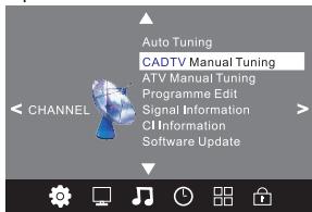 JVC LT-24HD7WU - DTV handmatig afstemmen (DVB-C) - 1