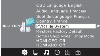 JVC LT-24HD7WU - Contrôler et formater les supports USB - 1
