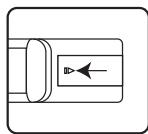 JVC LT-24HD7WU - Remote Control Battery Installation - 3