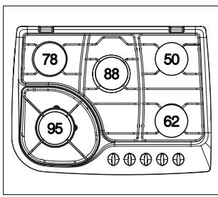 BRANDT TE670XS1 - MODELO COM 5 BICOS GÁS \* - 2