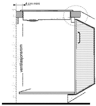 4 cm mini ventilasjonsrom
