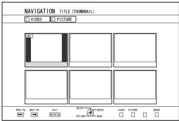 JVC SR-HD2500EU - Press the [NAVIGATION] button - 1
