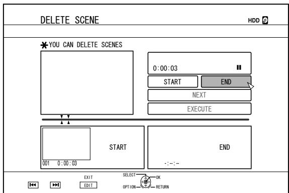 JVC SR-HD2500EU - Edit the delete scene section - 2